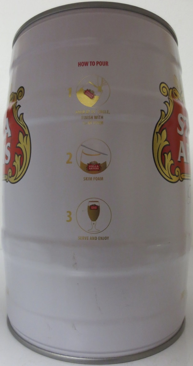 STELLA ARTOIS Belgium IMPORTED LAGER BEER (5L) Nr.1