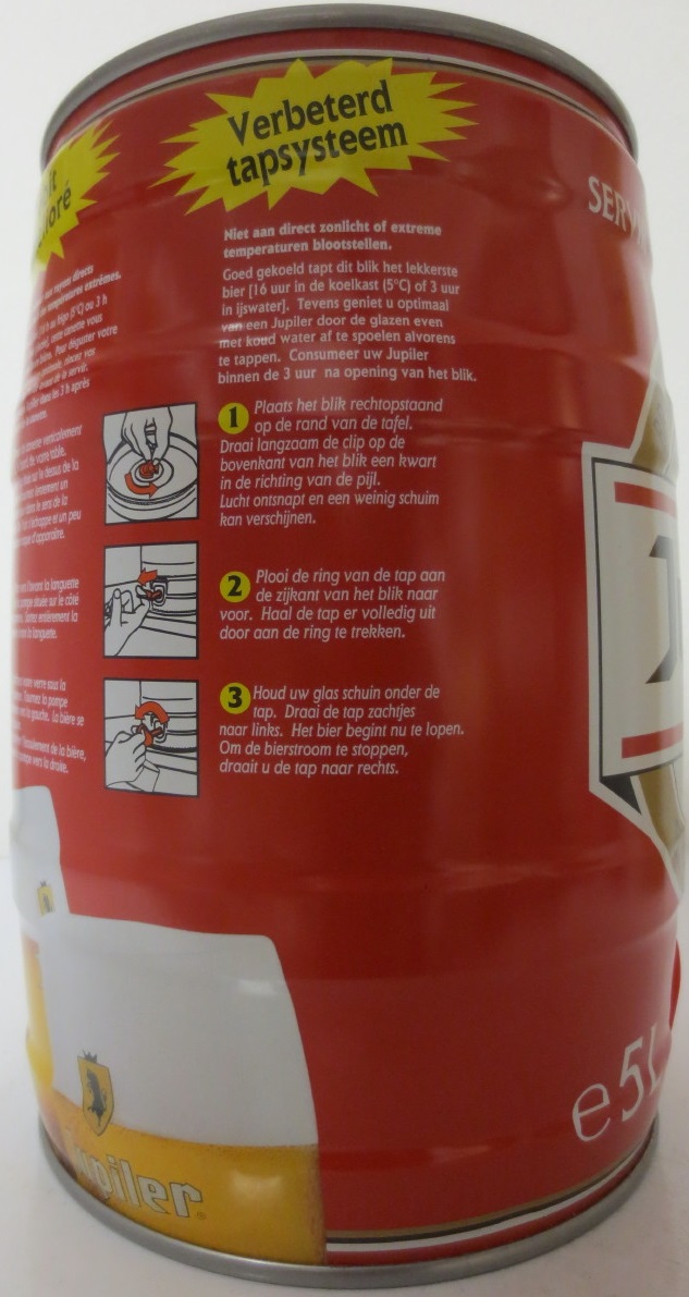 Jupiler BREWED AND CANNED IN BELGIUM (5L) Nr.2