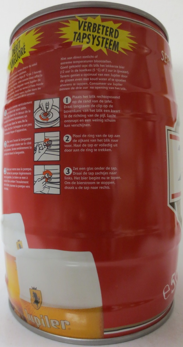 Jupiler BREWED AND CANNED IN BELGIUM (5L) Nr.4