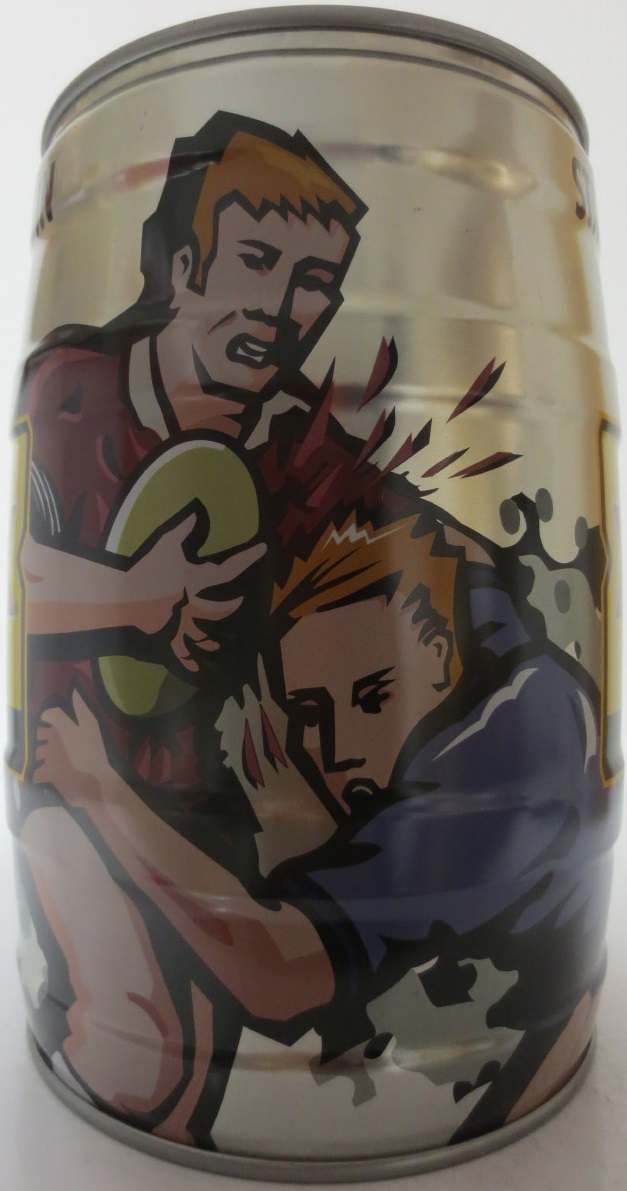 CASTLEMAINE XXXX BITTER THE BARREL STATE OF ORIGIN LIMITED EDITION 2001 (5L) Nr.1 