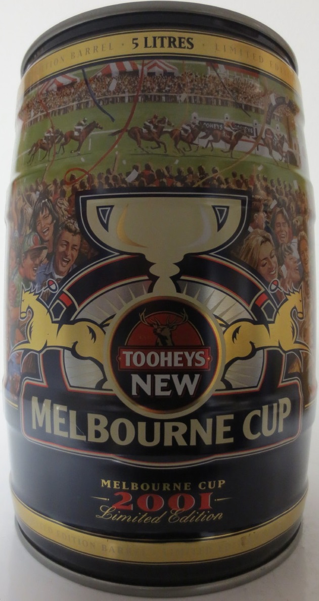 TOOHEYS NEW MELBOURNE CUP 2001 (5L) Nr.1 