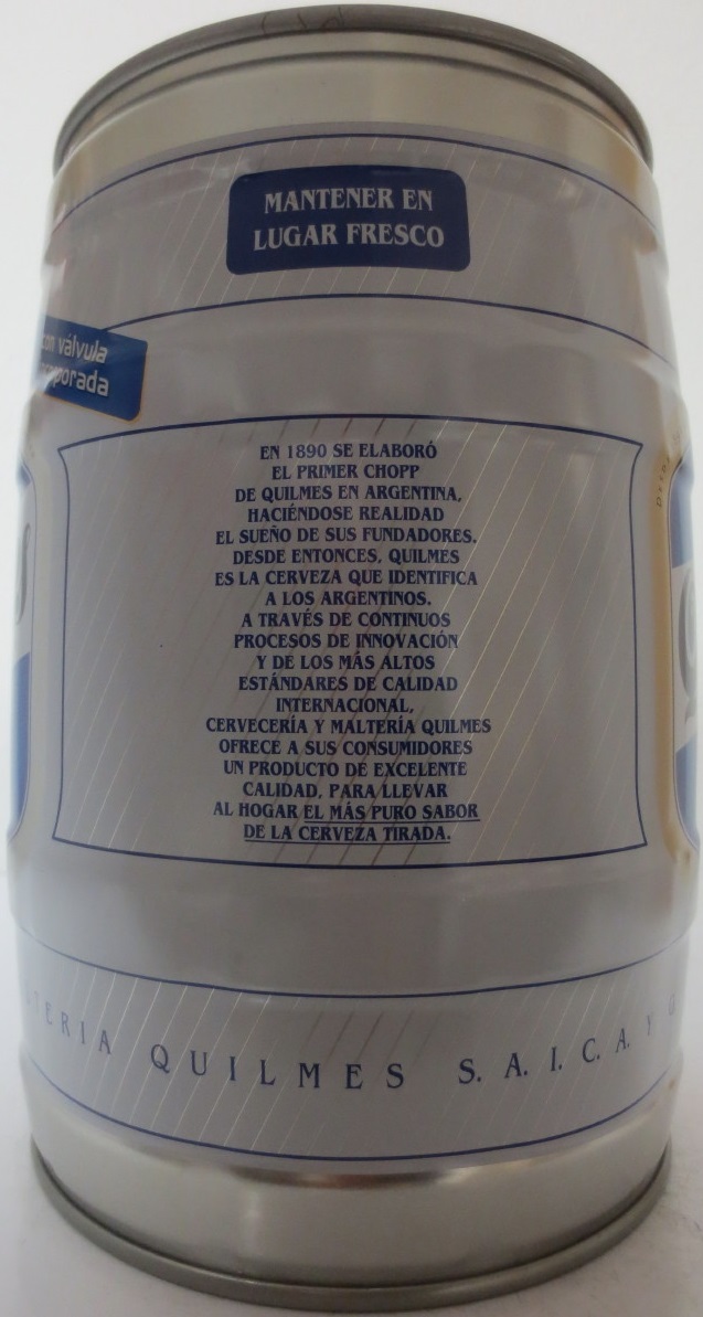 QUILMES CERVEZA CRISTAL Nr.3  
