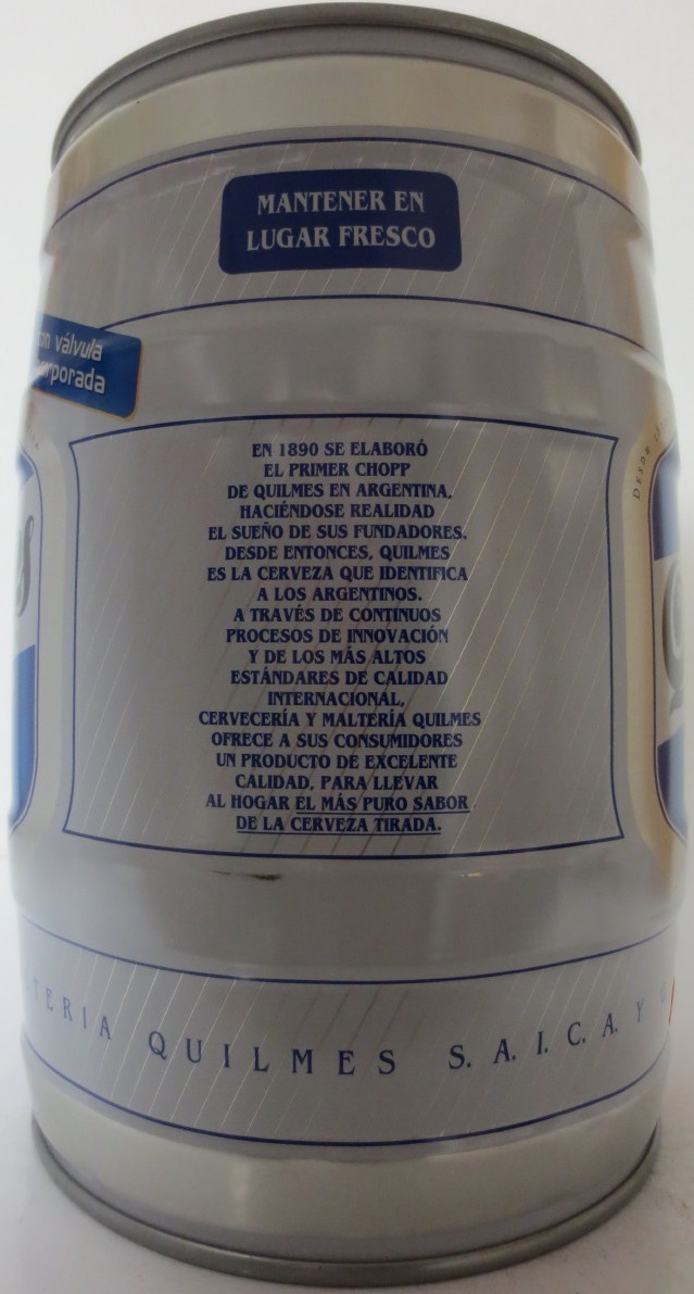 QUILMES CERVEZA CRISTAL Nr.4 