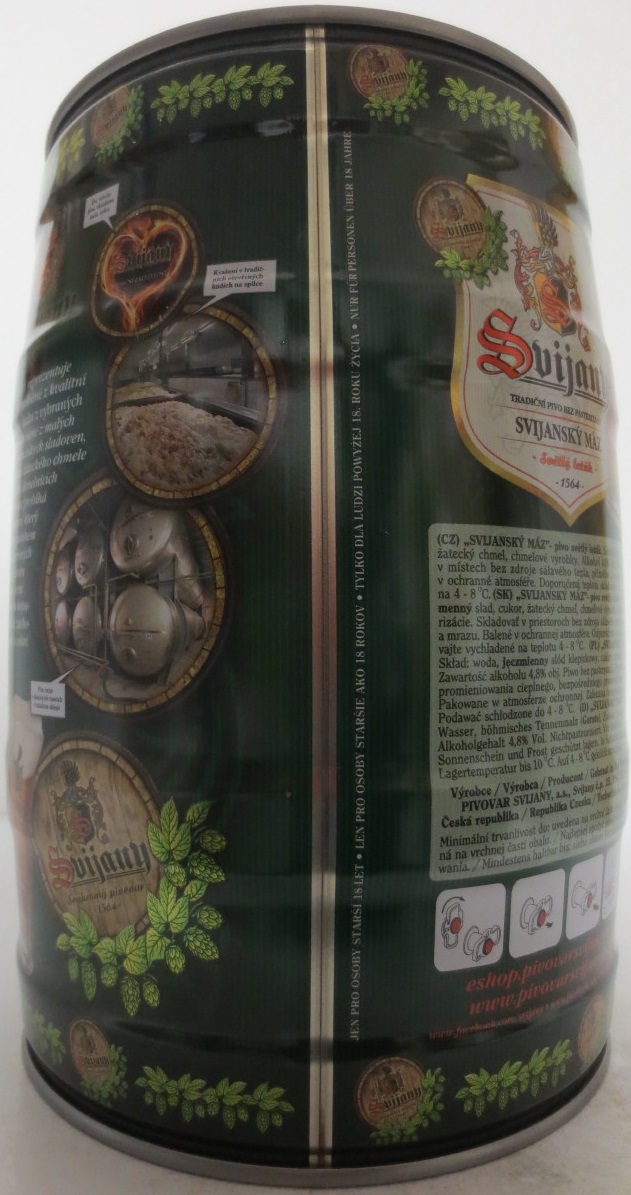 Svijany SVIJANSKÝ MÁZ - Světlý ležák - 1564 - č.2