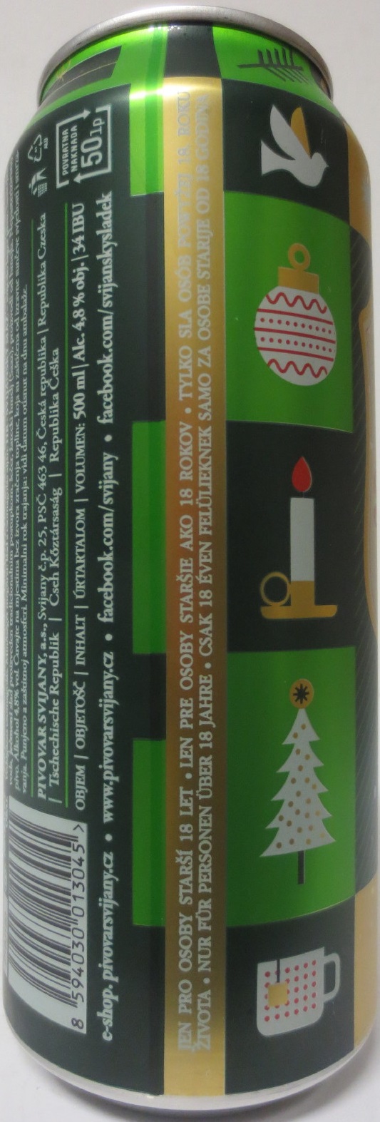 Svijany SVIJANSKÝ MÁZ šťastné, veslé a Svijanské! (0,5L) (B/O)