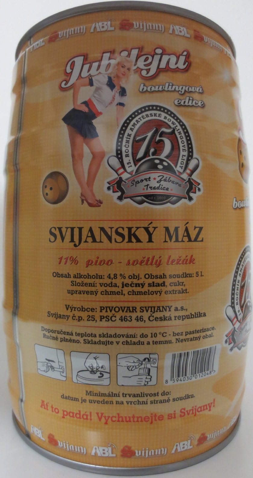 Svijany SVIJANSKÝ MÁZ 15. ROČNÍK AMATERSKÉ BOWLINGOVÉ LIGY (5L) č.1