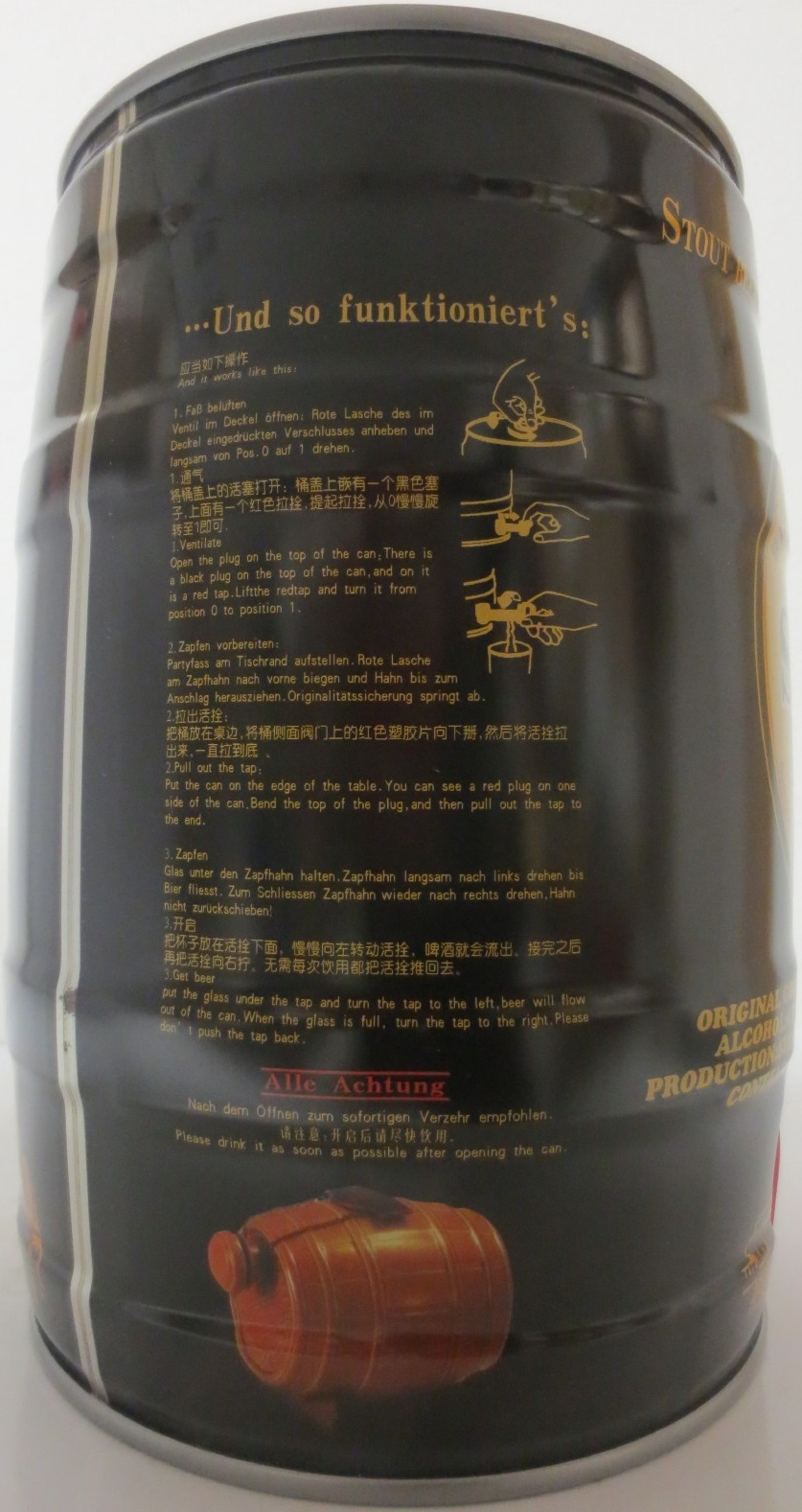 Blue Diamond STOUT BEER (5L) Nr.1