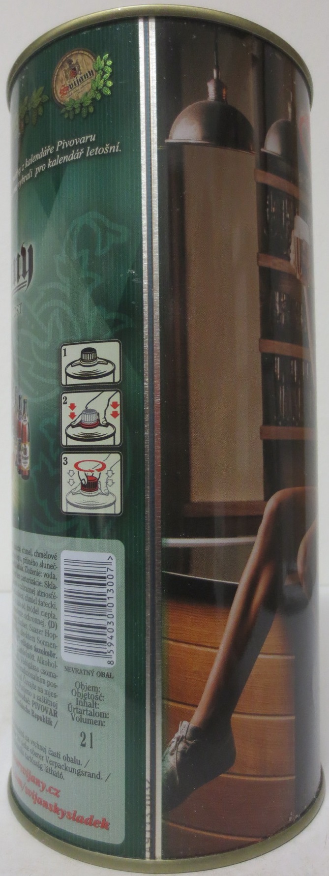 Svijany SVIJANSKÝ MÁZ dívky z kalendáře /No. 01/2019 (200cl)