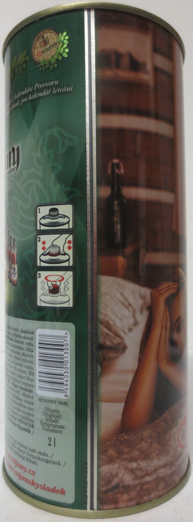 Svijany SVIJANSKÝ MÁZ dívky z kalendáře /No. 02/2019 (200cl)