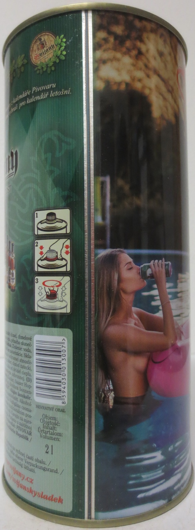 Svijany SVIJANSKÝ MÁZ dívky z kalendáře /No. 06/2019 (200cl)