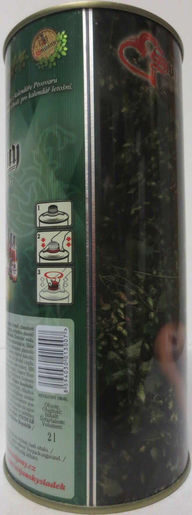 Svijany SVIJANSKÝ MÁZ dívky z kalendáře /No. 08/2019 (200cl)