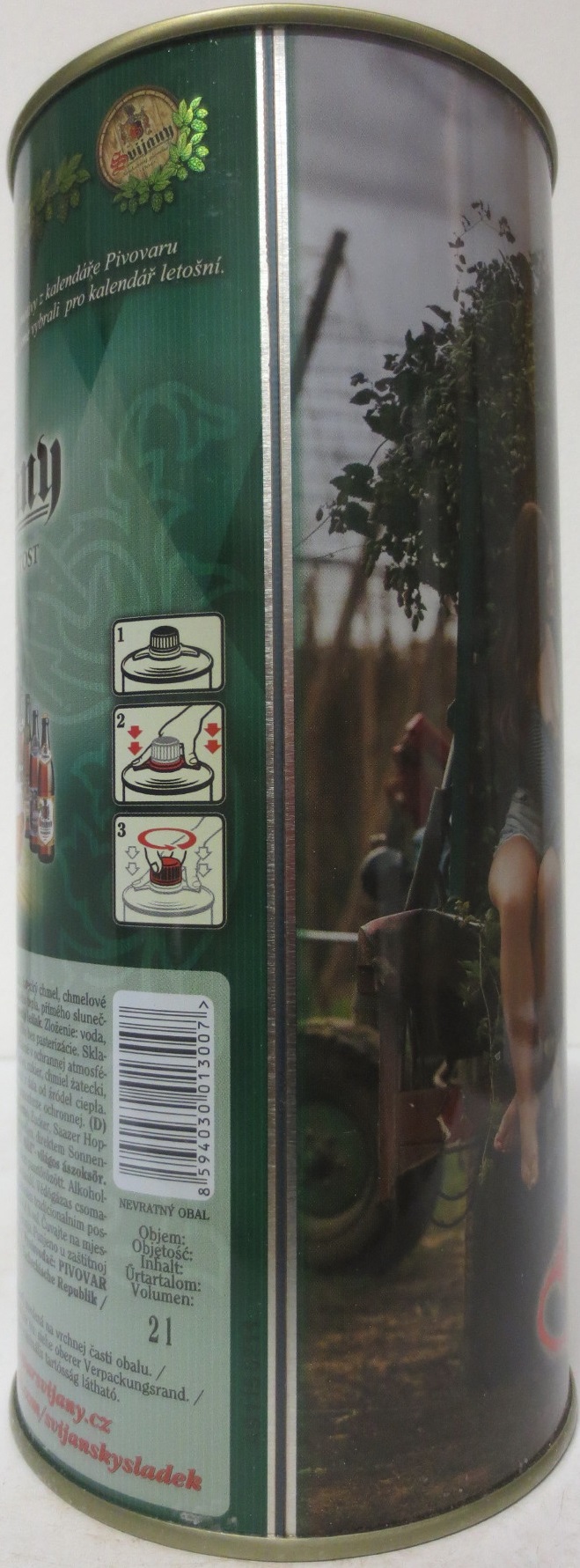 Svijany SVIJANSKÝ MÁZ dívky z kalendáře /No. 09/2019 (200cl)