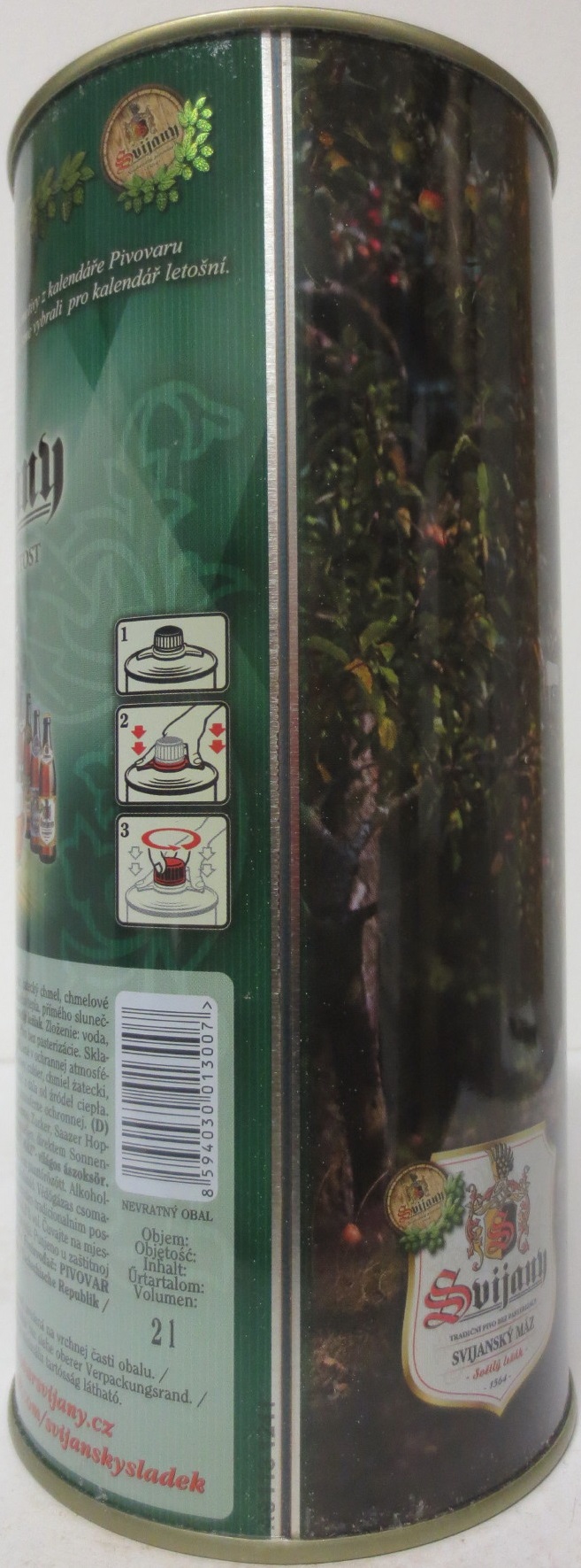 Svijany SVIJANSKÝ MÁZ dívky z kalendáře /No. 10/2019 (200cl)