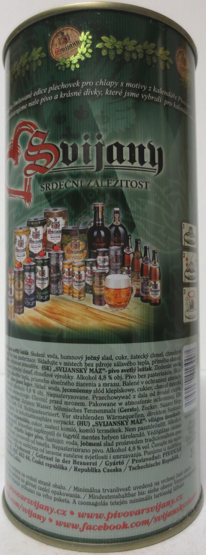 Svijany SVIJANSKÝ MÁZ dívky z kalendáře /No. 13/2019 (200cl)