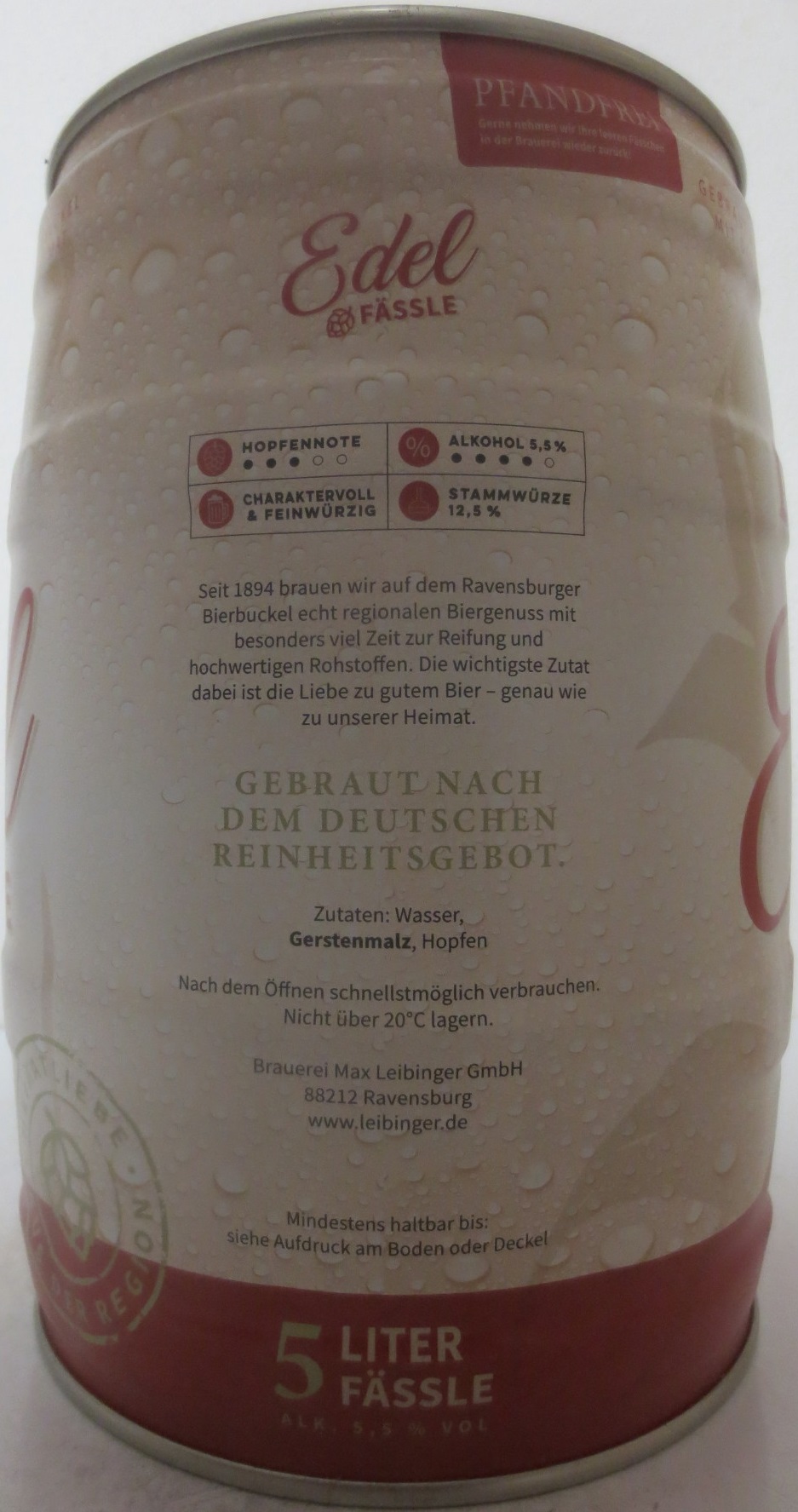 Leibinger Edel FÄSSLE (5L) Nr.1 