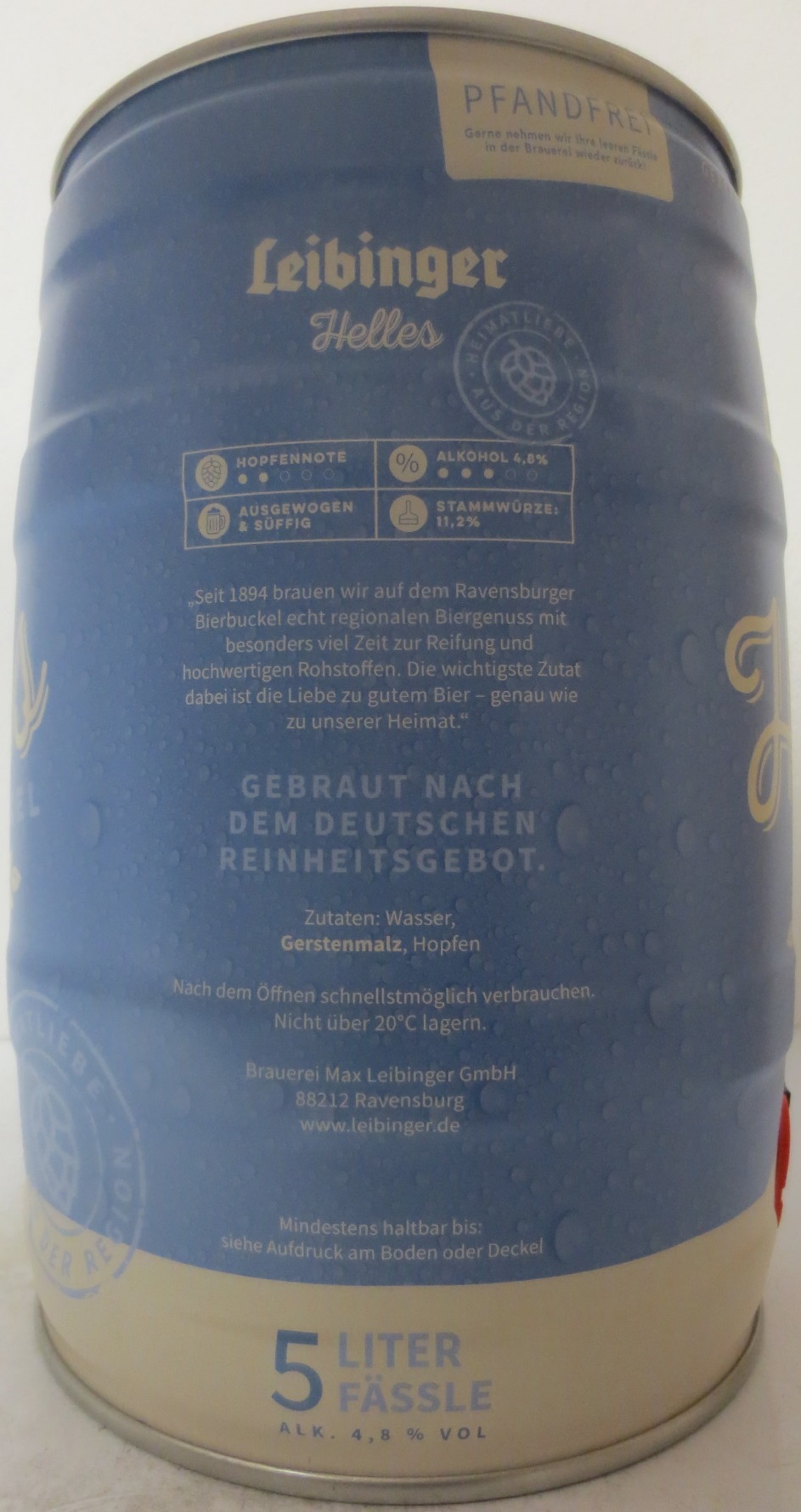 Leibinger Helles FÄSSLE (5L) Nr.1
