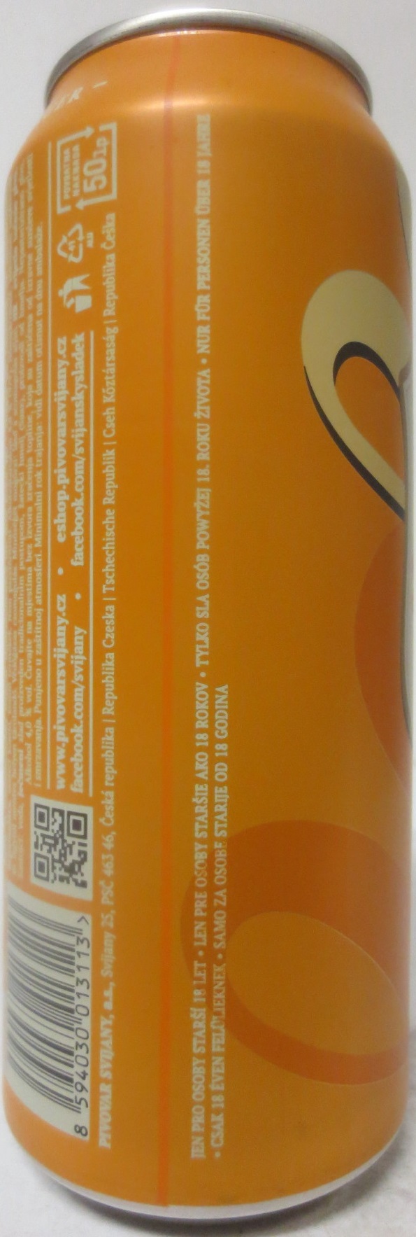 Svijany SVIJANSKÁ DESÍTKA světlé výčepní Tradiční pivo bez pasterizace 10 III (CZ) (50cl) (B/O) č.1 