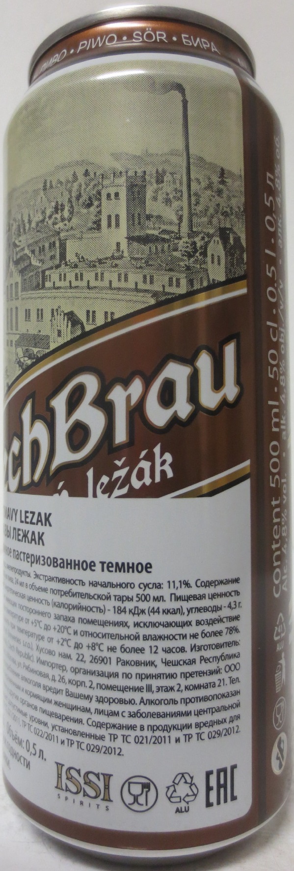 CzechBrau tmavý ležák (50cl) (B/O) č.1