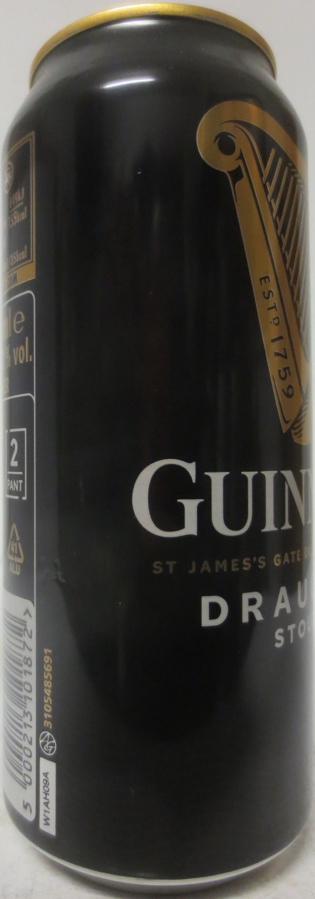 GUINNESS DRAUGHT STOUT (44cl) (B/O) č.1