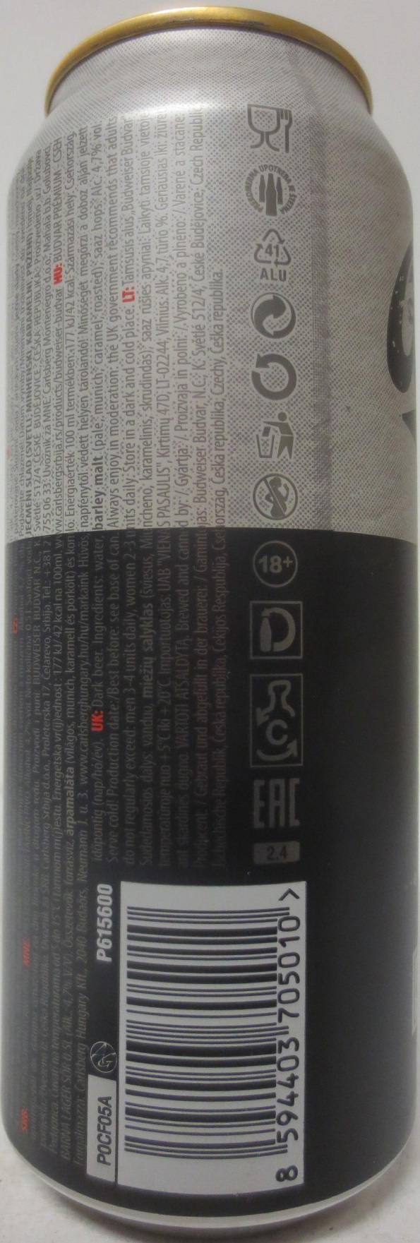 Budvar TMAVÝ LEŽÁK (50cl) (B/O) č.1