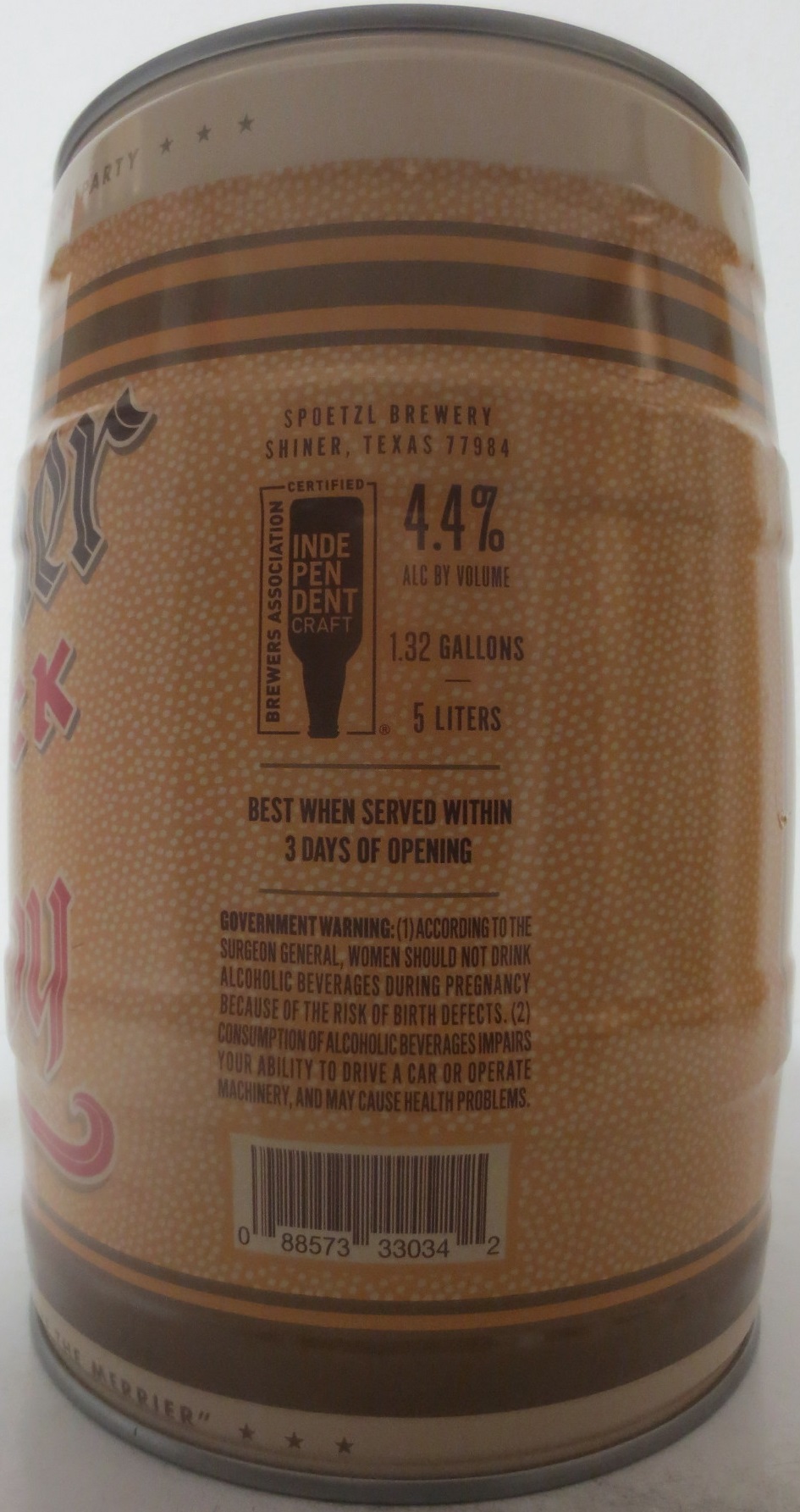 Shiner BOCK BEER (5L) Nr.1 