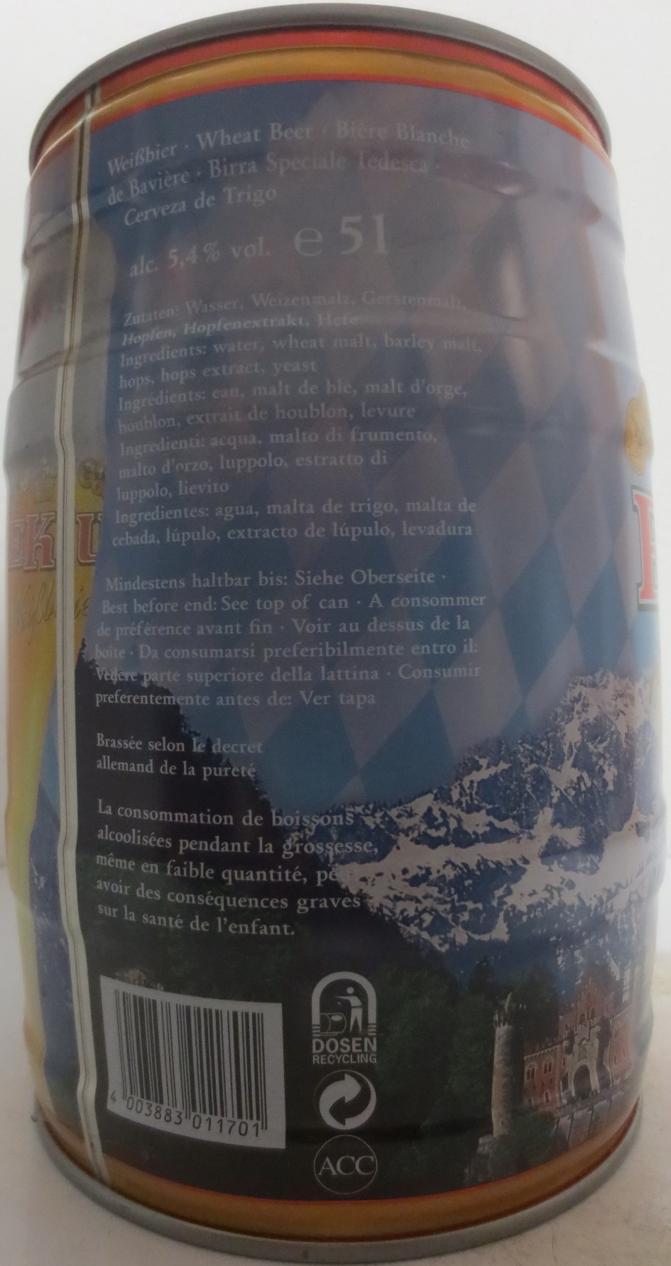 EKU Weißbier (5L) Nr.2