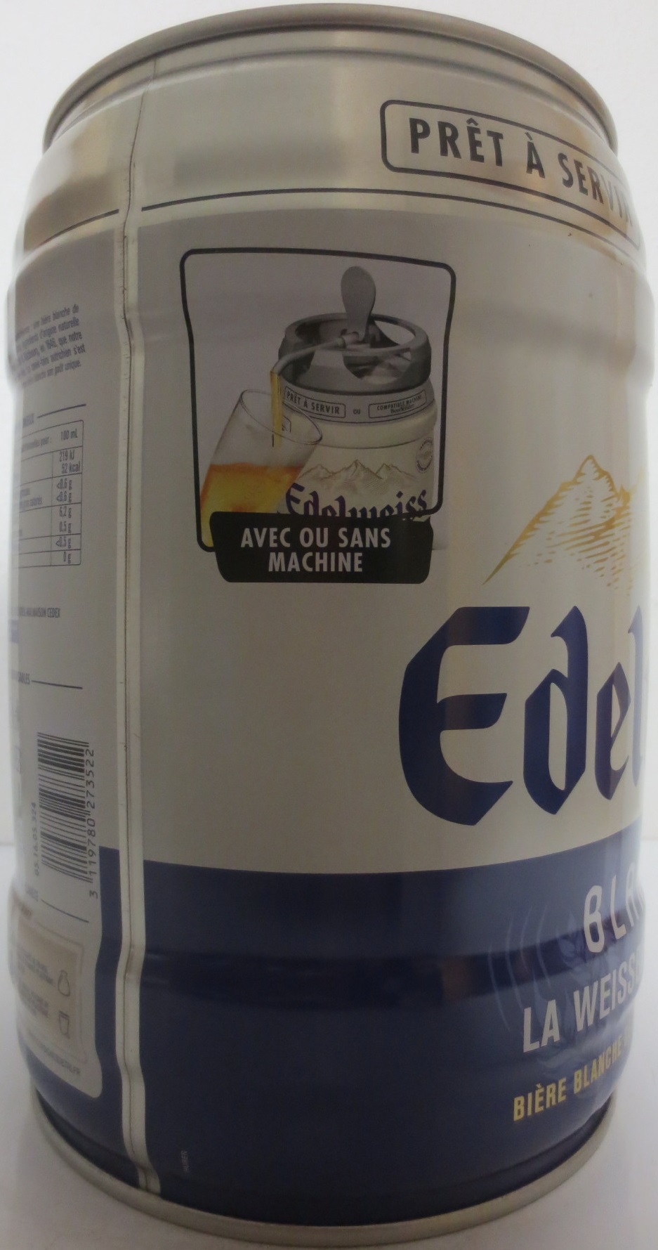Edelweiss BLANCHE LA WEISSBIER ORIGINALE (5L) Nr.1 