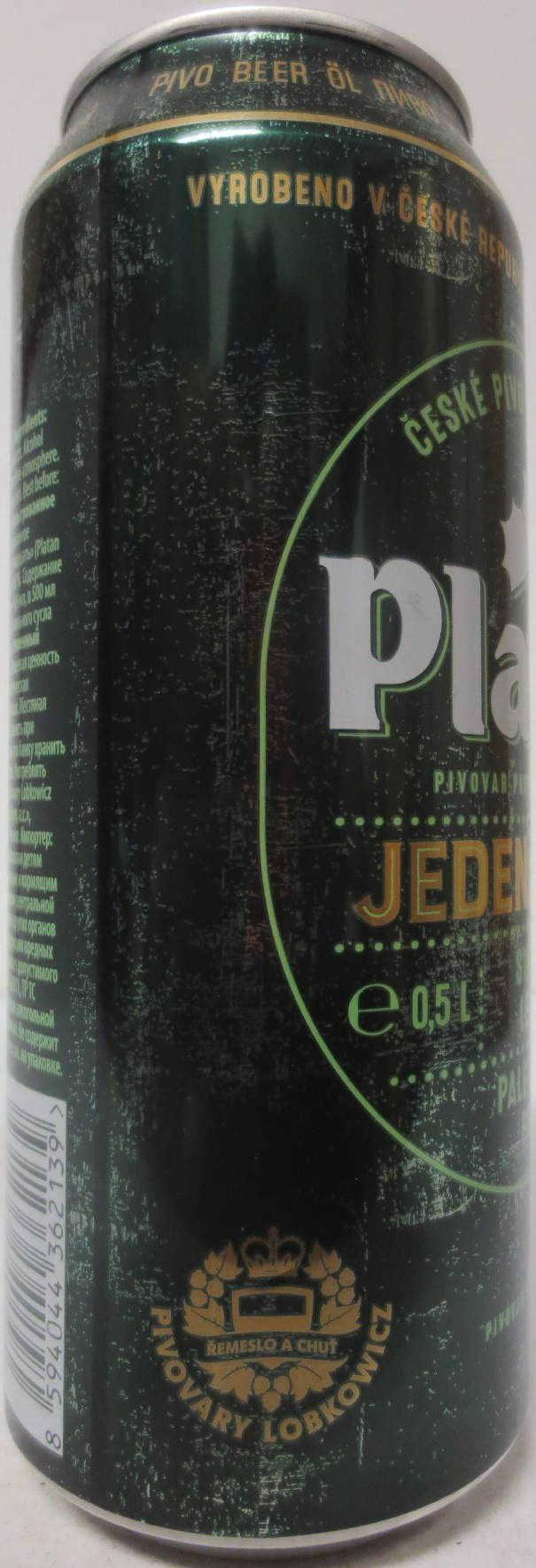 Platan JEDENÁCTKA SVĚTLÝ LEŽÁK (50cl) (B/O) č.1