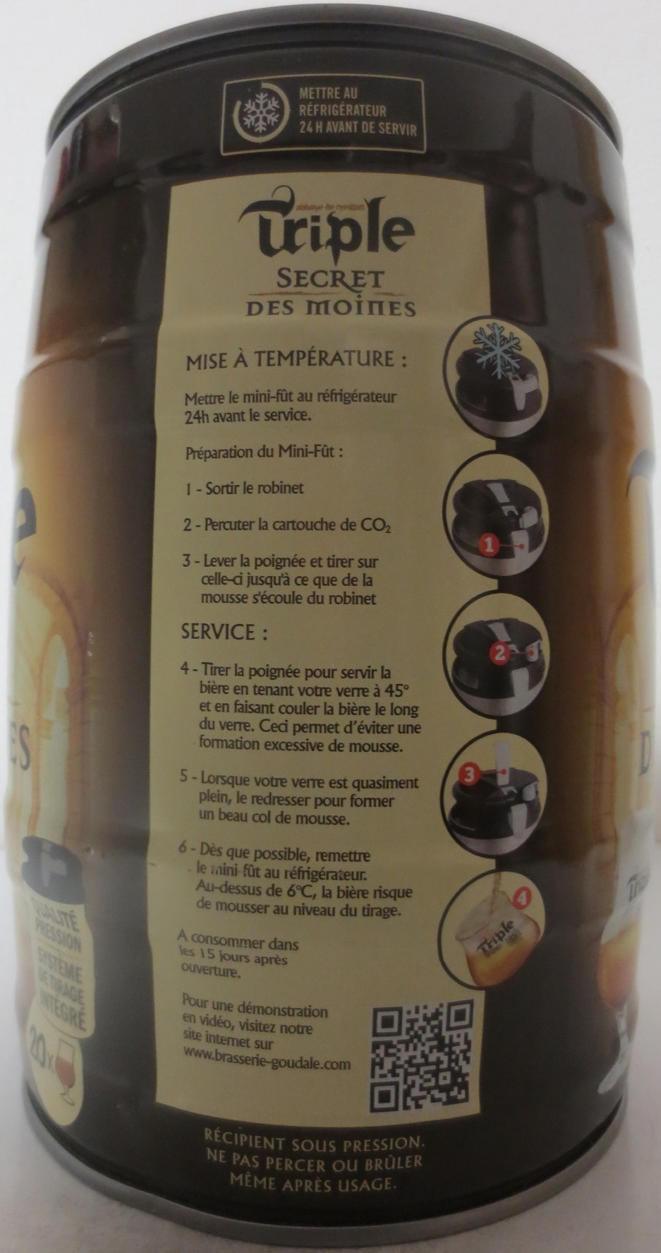 Triple SECRET DES MOINES BLONDE (5L) Nr.1 