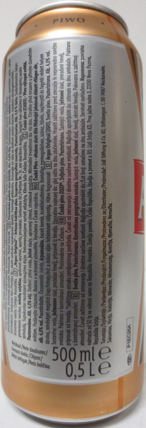 ARGUS 10 ORIGINAL Pils (50cl) (B/O) č.2 