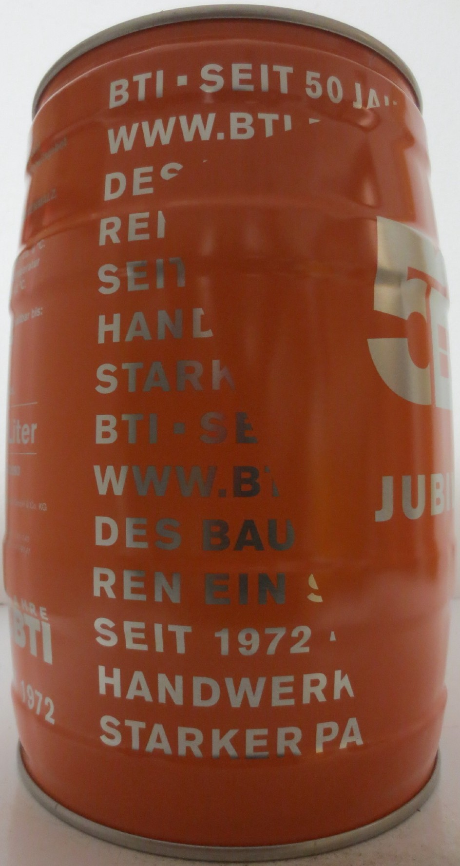 BTI 50 JAHRE JUBILÄUMS BIER (5L) Nr.1 