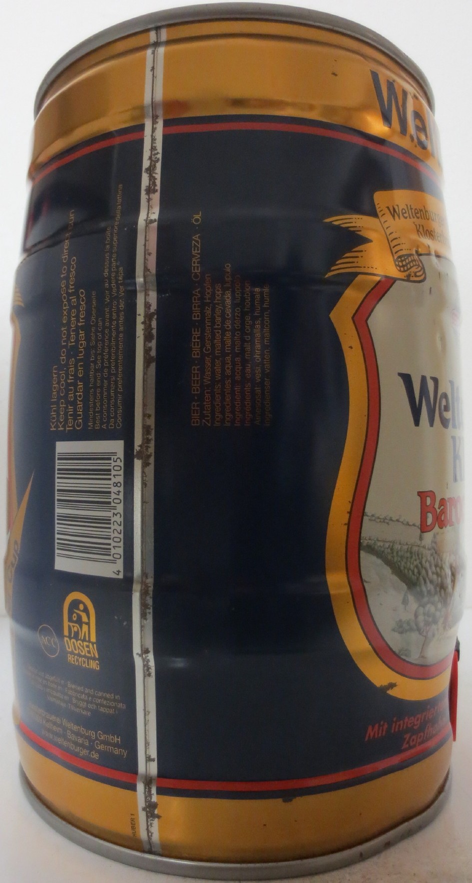 Weltenburger Kloster Barock Dunkel (5L) Nr.1 