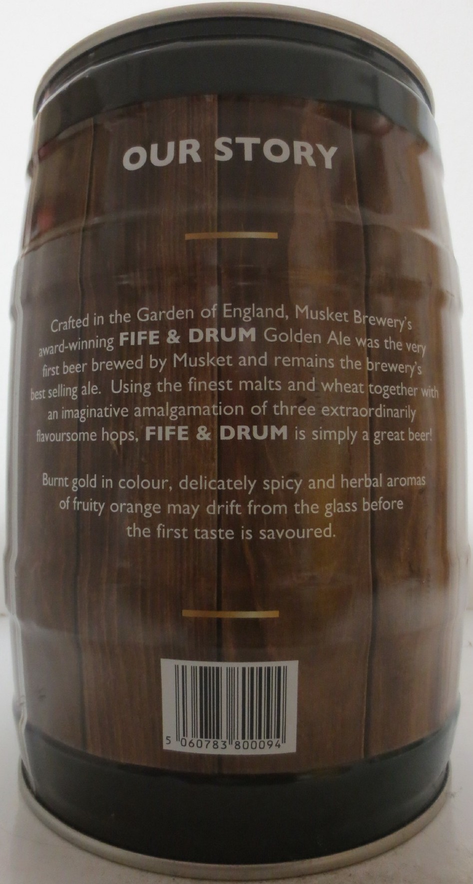 MUSKET BREWERY FIFE & DRUM KENTISH GOLDEN ALE (5L) Nr.1
