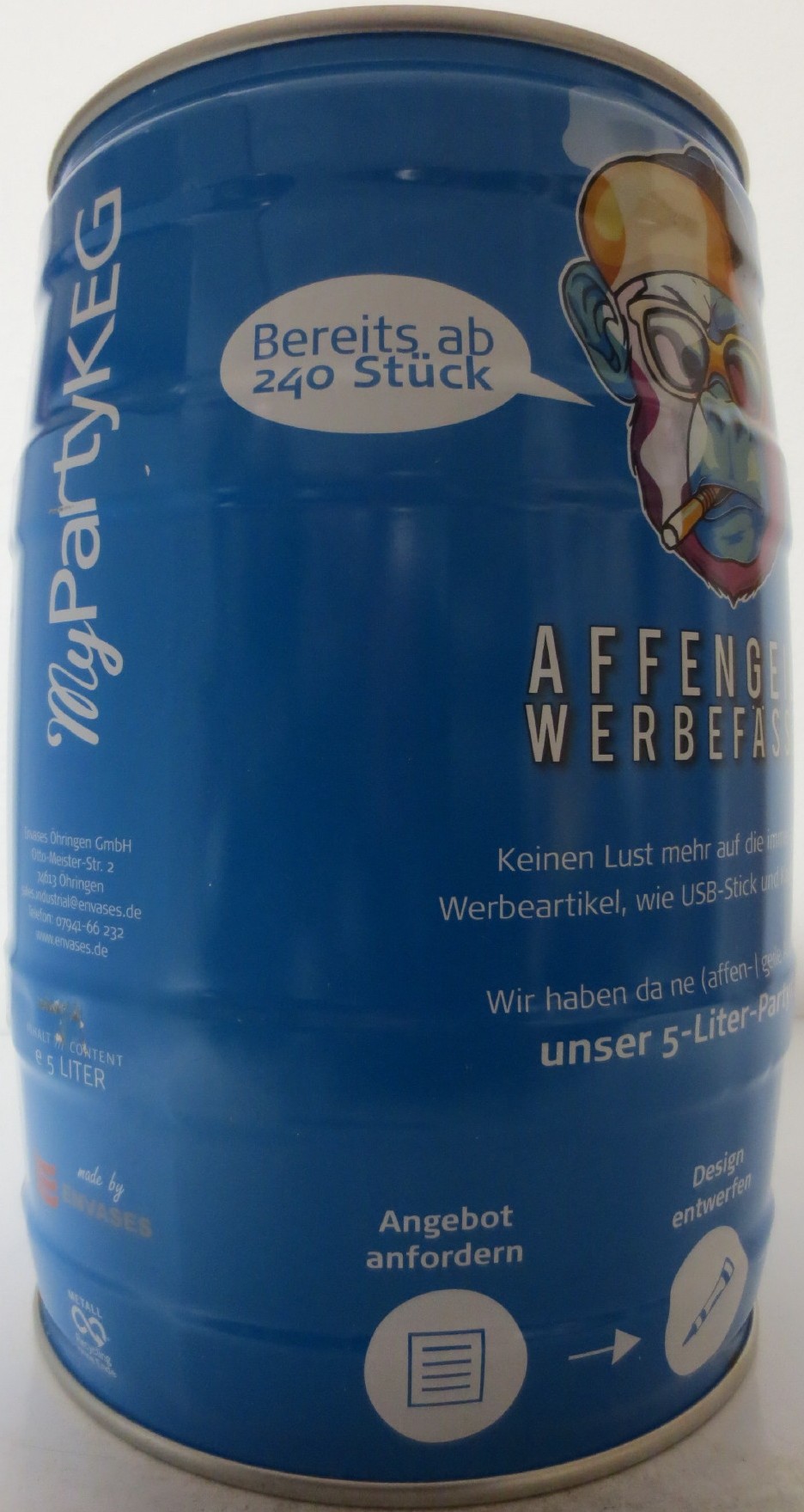 AFFENGEILE WERBEFÄSSER (5L) Nr.1 (modrý) 