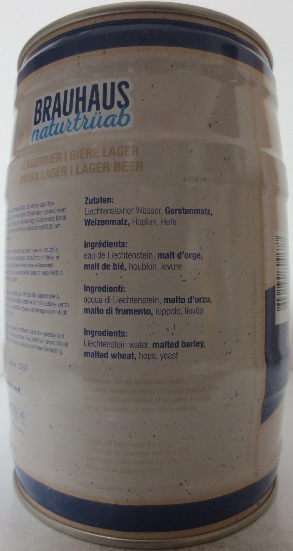 BRAUHAUS Naturtrübab LAGER (5L) Nr.1 