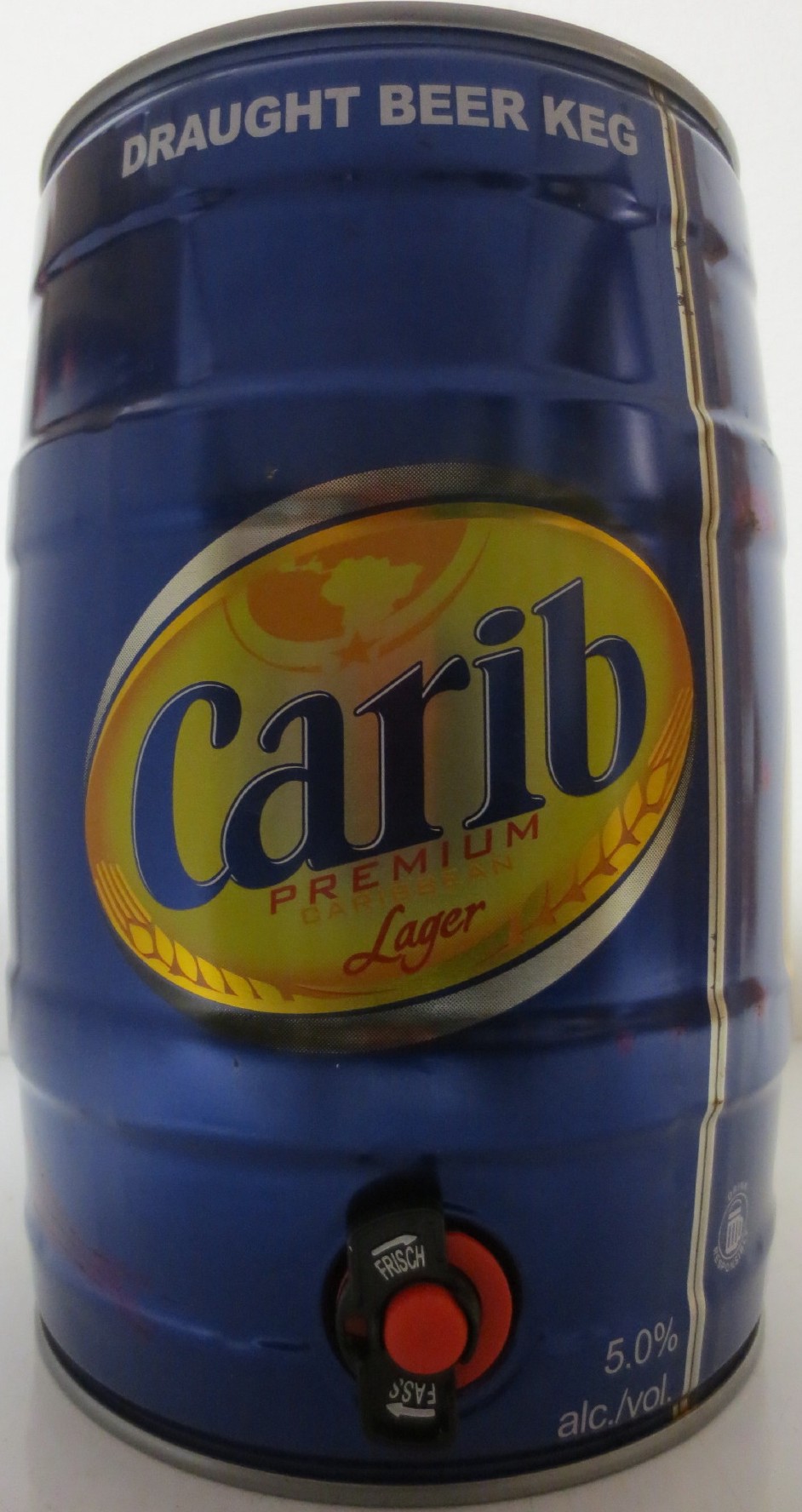 Carib PREMIUM CARIBEAN Lager DRAUGHT BEER KEG (5L) Nr.1