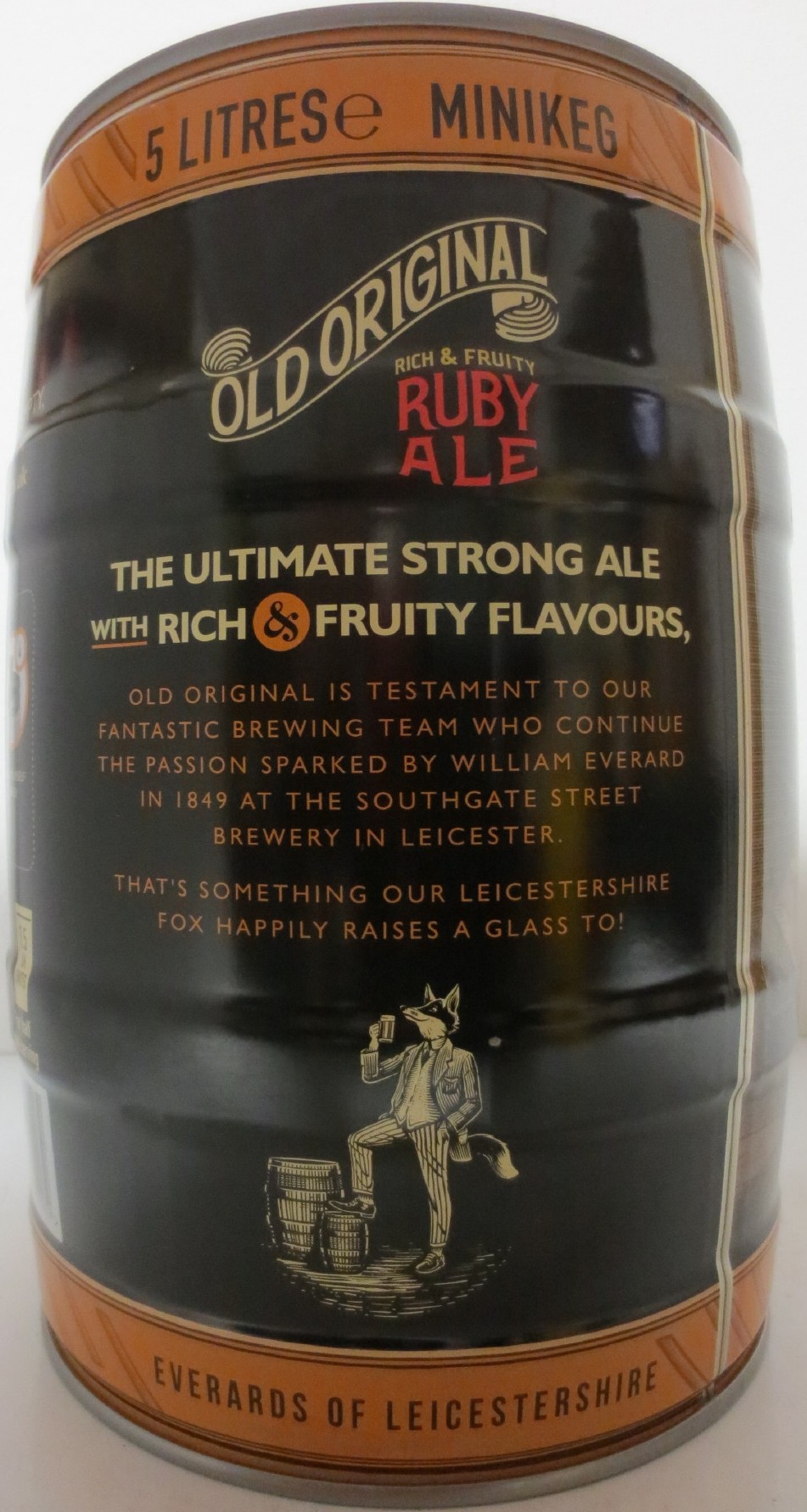 EVERARDS ORIGINAL RICH & FRUITY RUBY ALE (5L) Nr.1  