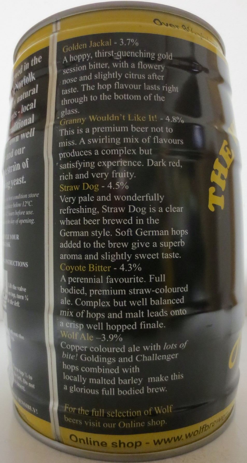 THE WOLF BREWEWERY Hovlin´ good! (5L) Nr.1 