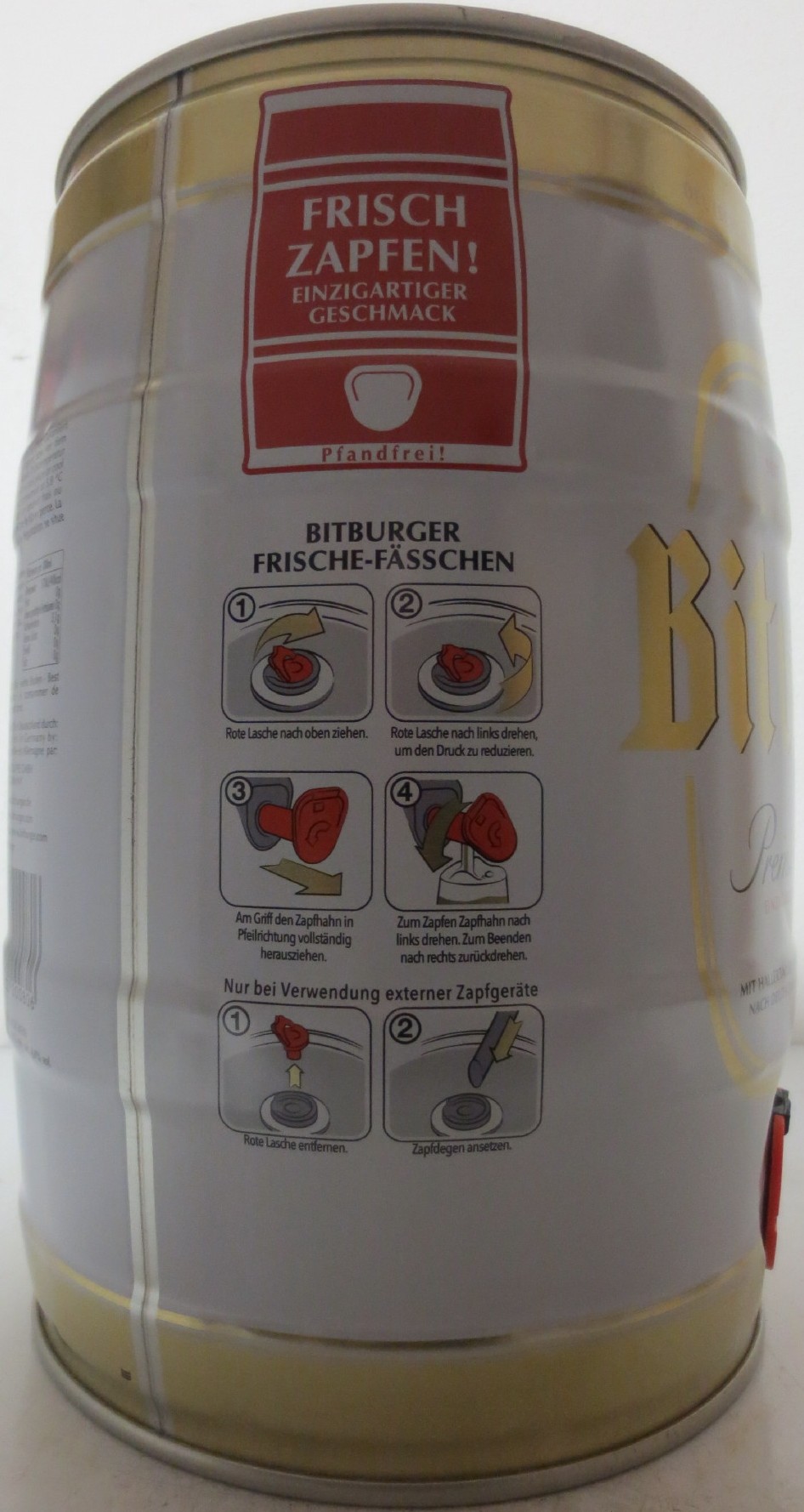 Bitburger Premium Pils EINZIGARTIGER GESCHMACK (5L) Nr.1 
