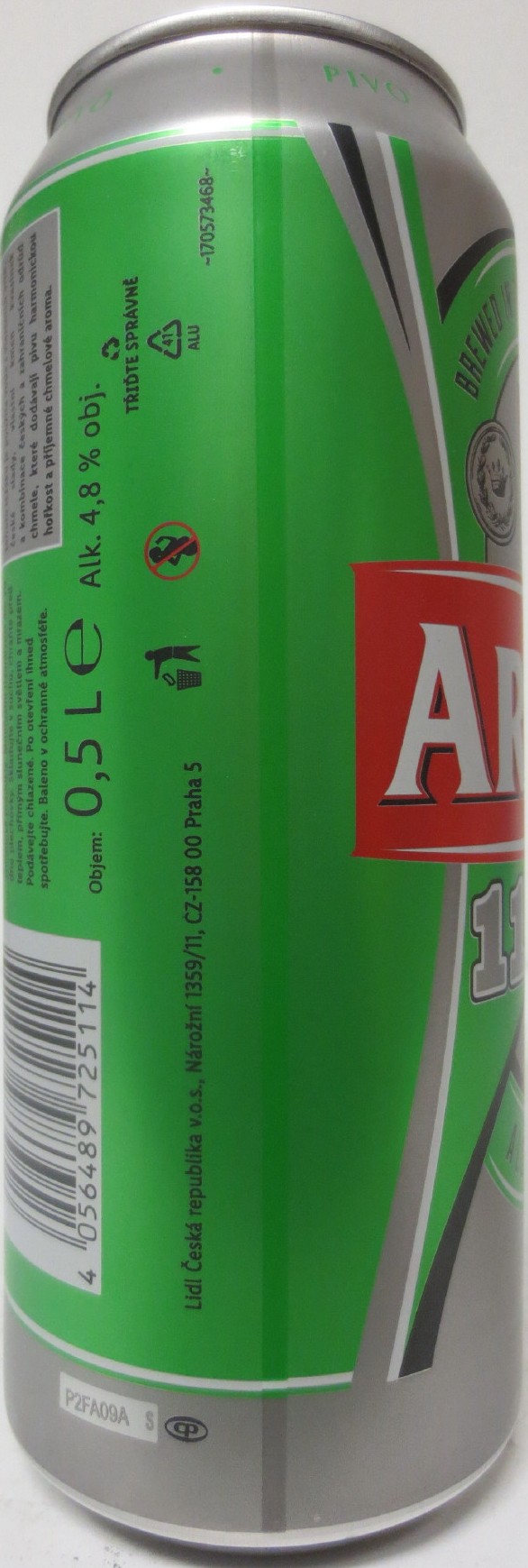 ARGUS 11 BITTER EXTRA CHMELENÝ (50cl) (B/O) č.1
