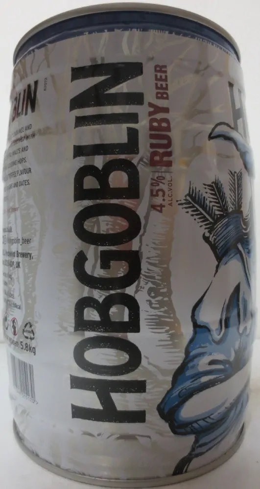 WYCHWOOD BREWERY HOBGOBLIN RUBY 4,5% ALC. VOL. BEER (5L) Nr.1