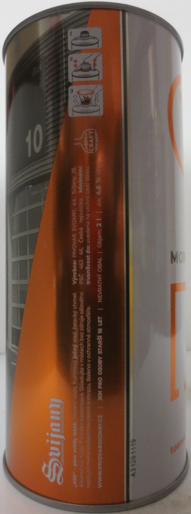 Svijany 450 - pivo světlý ležák MORE THAN DOORS (200cl) č.1