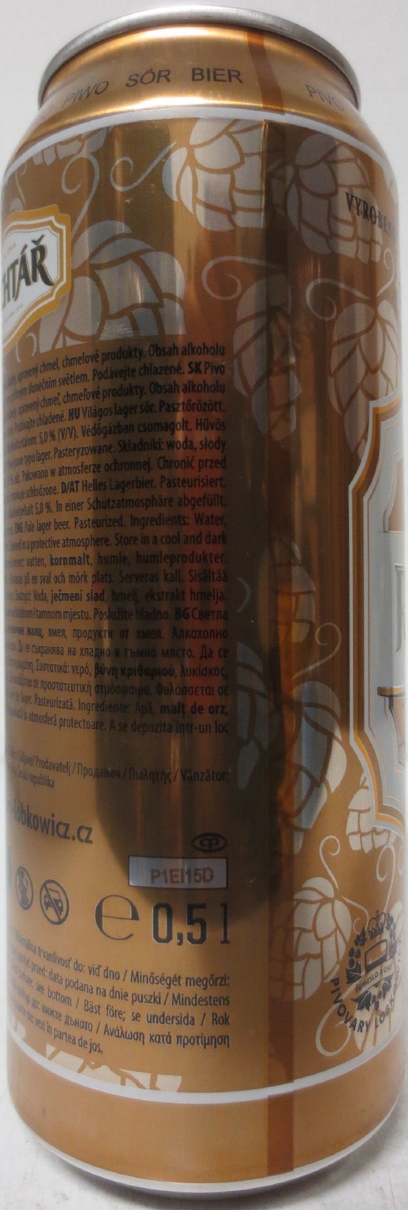 RYCHTÁŘ PREMIUM PIVO SVĚTLÝ LEŽÁK (CZ) (50cl) (B/O) č.2 