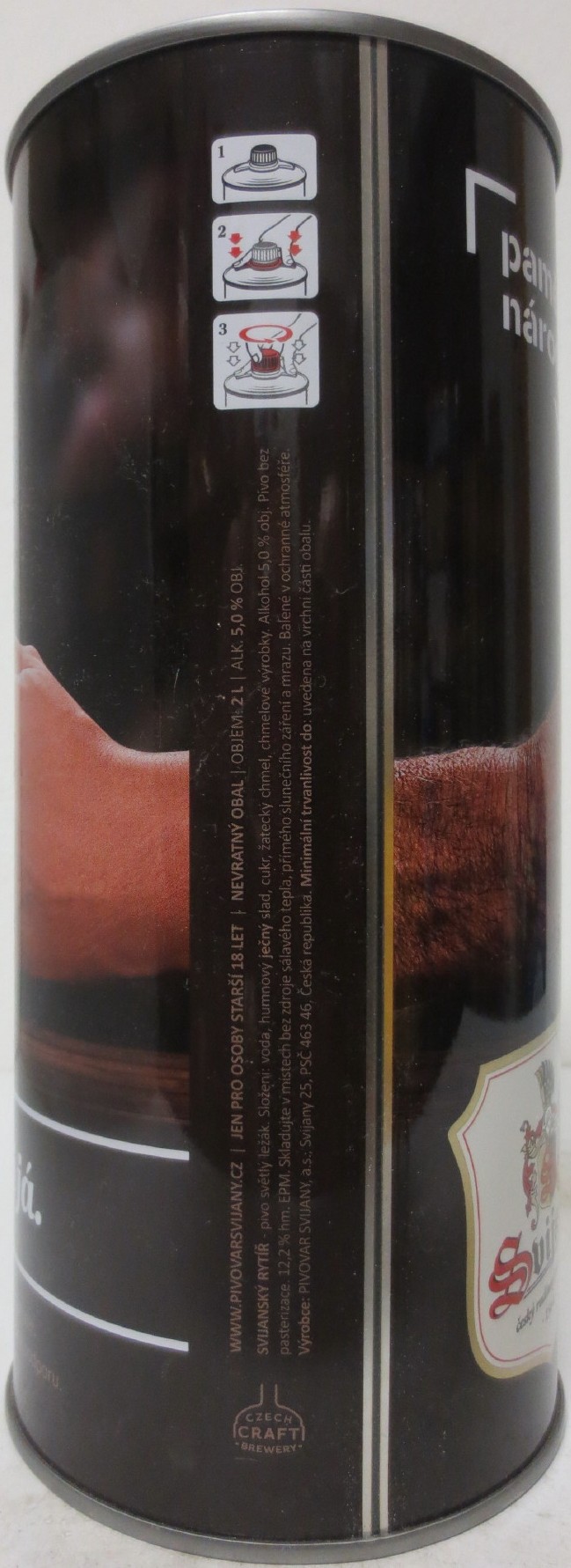 Svijany Český rodinný pivovar -1564- paměť národa Svijany miloval můj děda a teď i já. (200cl) č.1 