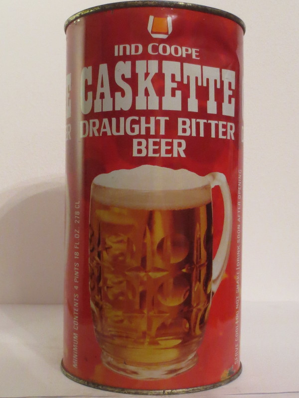 IND COOPE CASKETTE DRAUGHT BITTER BEER (278cl)