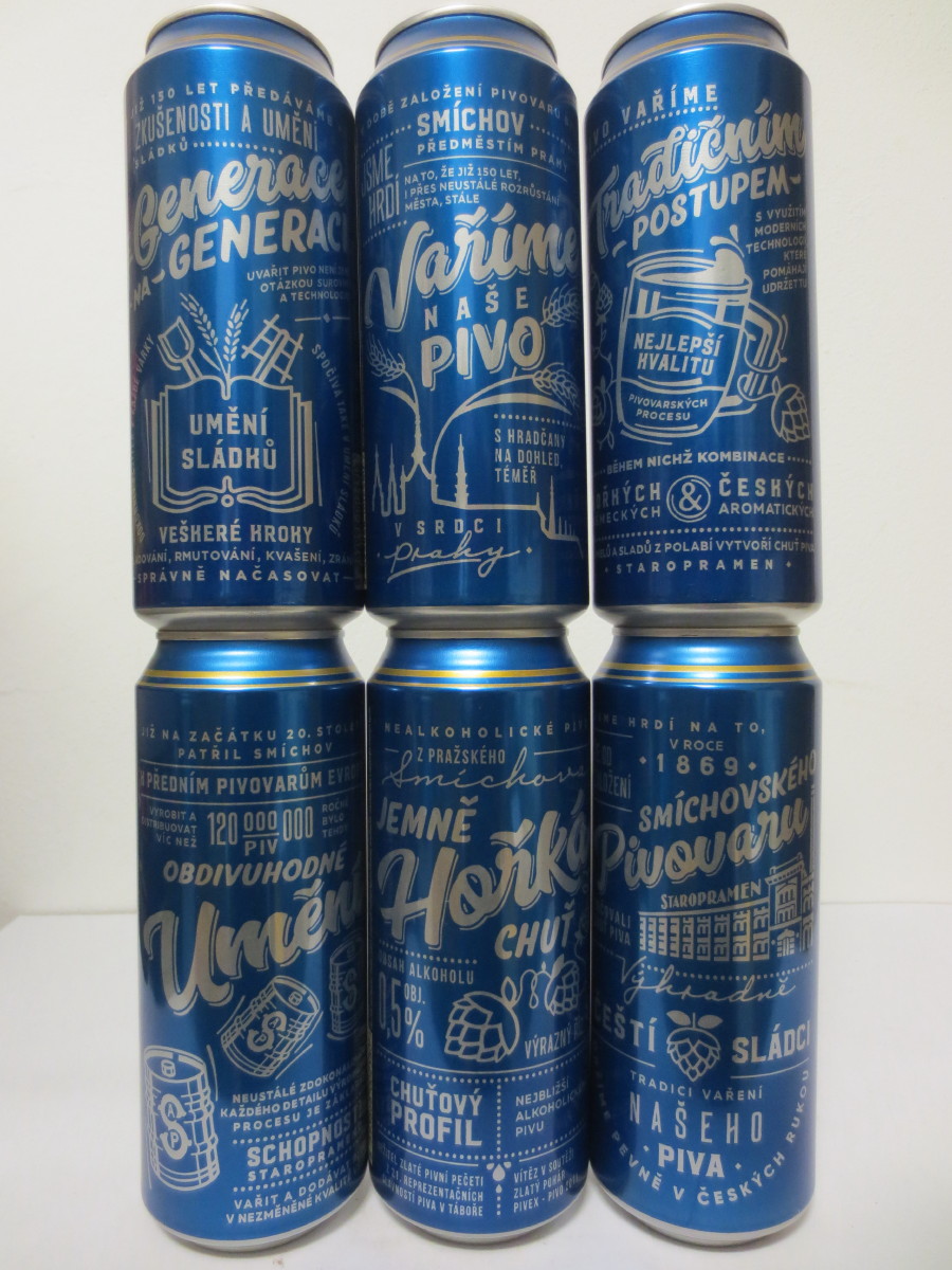 Staropramen - Nealko - kompletní série 2017 (50cl) (B/O)