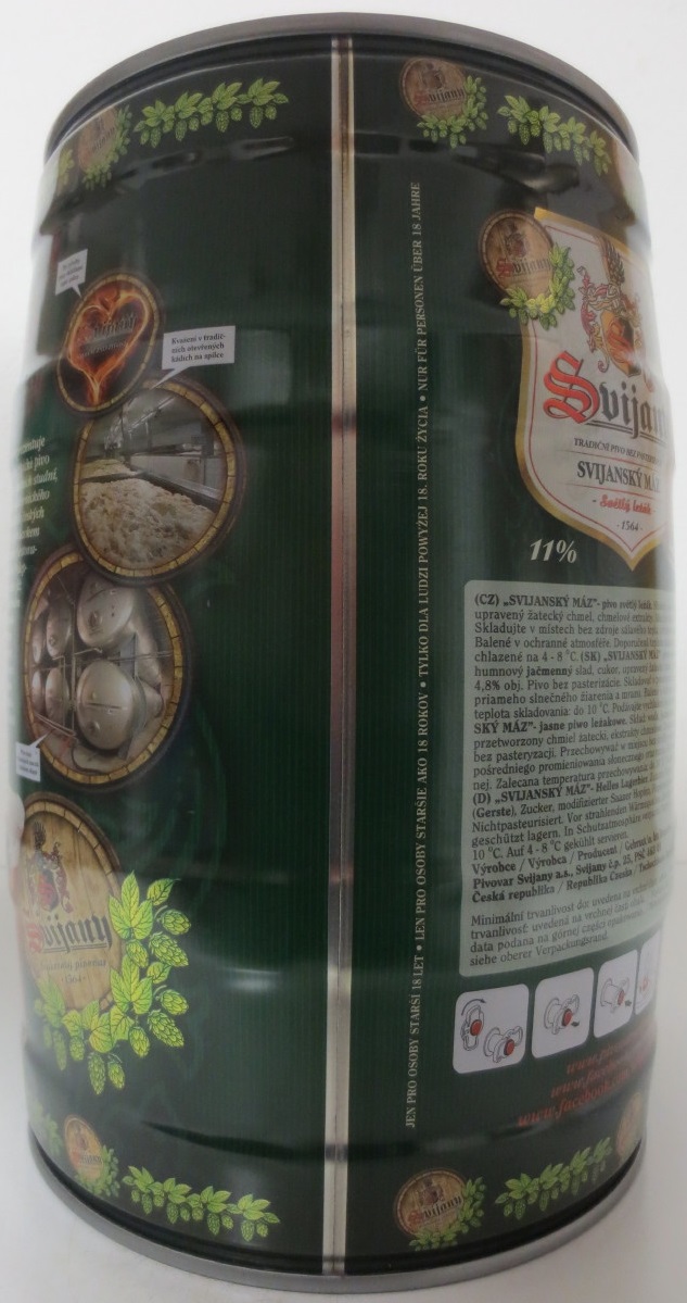 Svijany SVIJANSKÝ MÁZ - Světlý ležák - 1564 - (5L) č.1