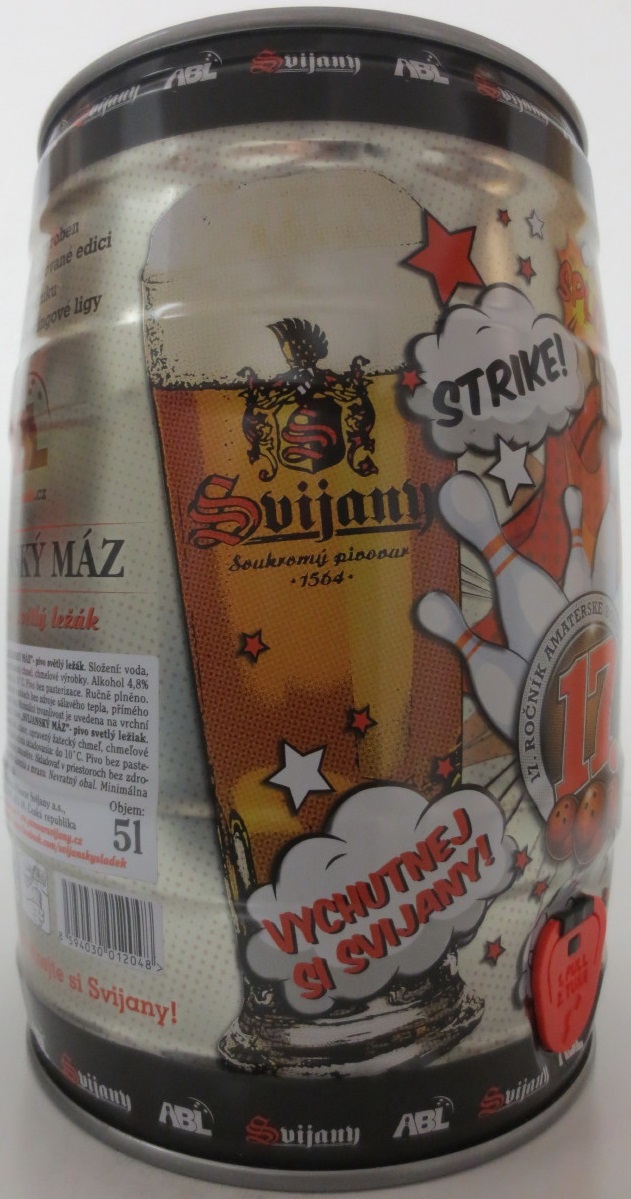 Svijany SVIJANSKÝ MÁZ 17.ROČNÍK AMATERSKÉ BOWLINGOVÉ LIGY (5L) č.1