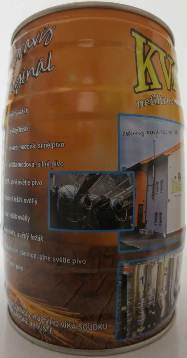 SENTICKÝ KVASAR nefiltrované pivo od Jelínka (5L) č.2