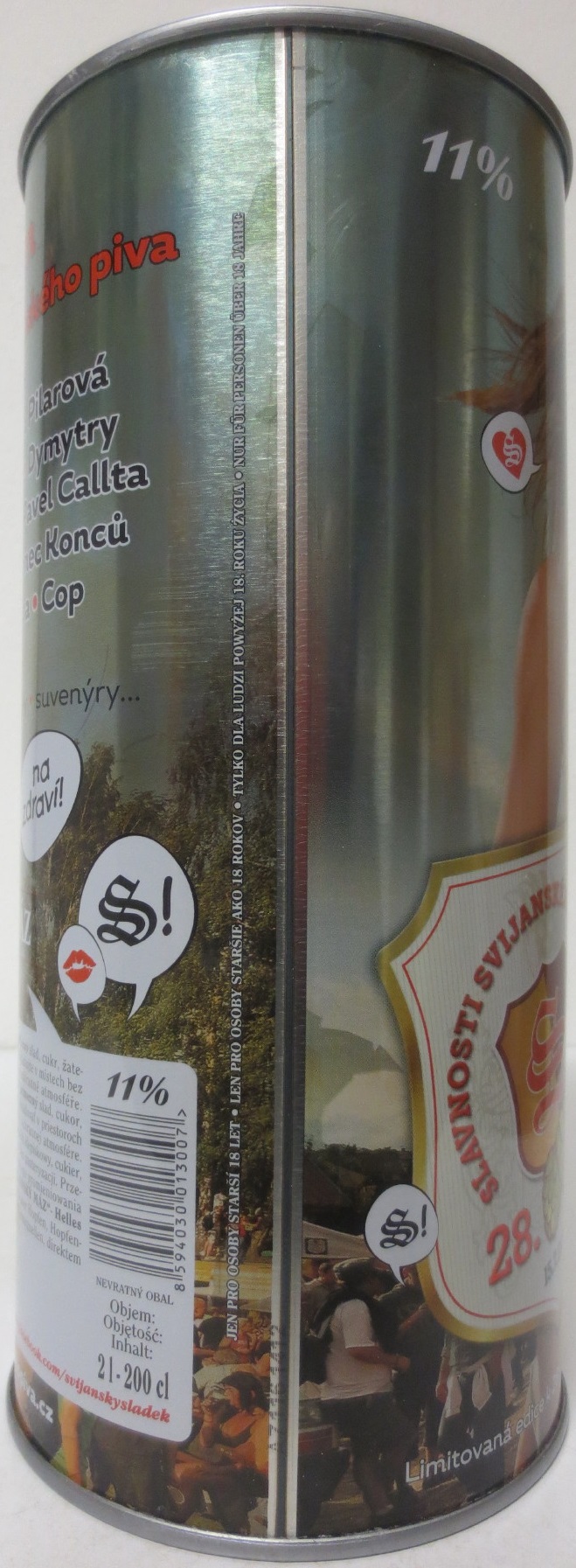 Svijany SVIJANSKÝ MÁZ 28. SLAVNOSTI SVIJANSKÉHO PIVA 15.7.2017 (200cl) č.1 